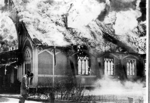 St. Lawrence Church Fire 1967